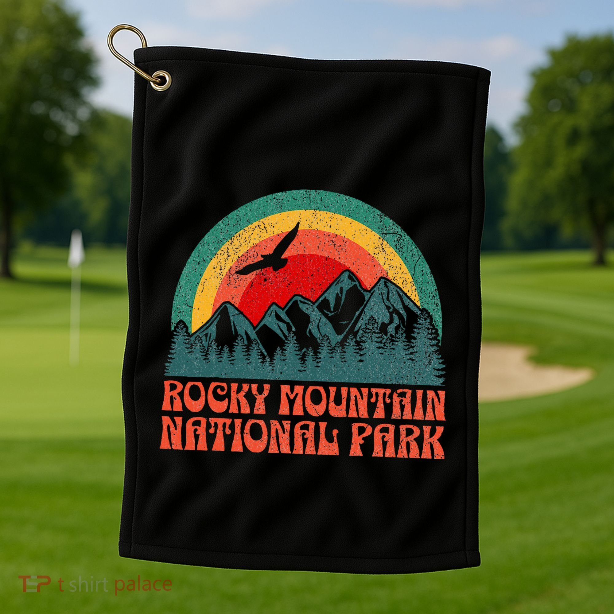 Rocky Mountain National Park Golf Towel