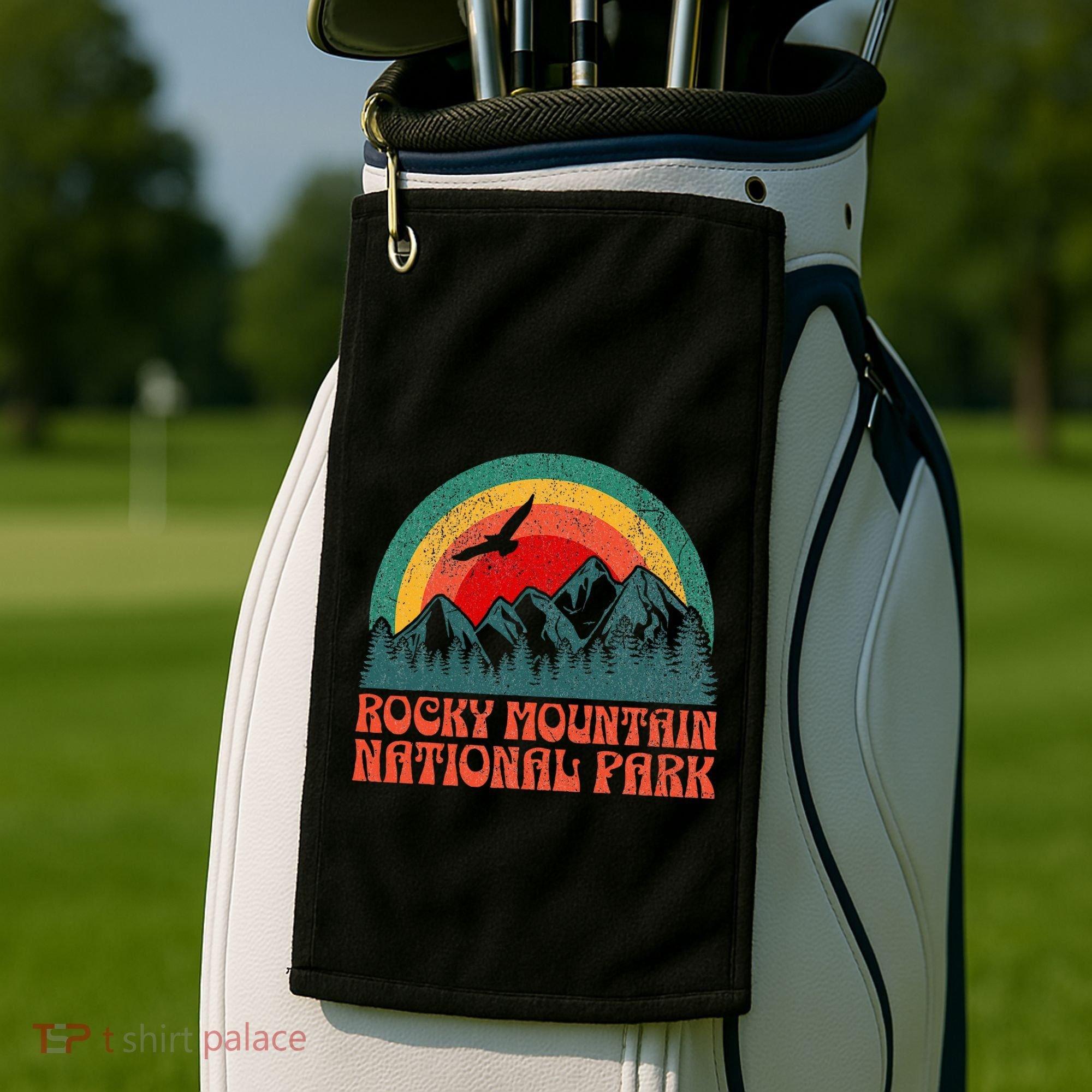 Rocky Mountain National Park Golf Towel