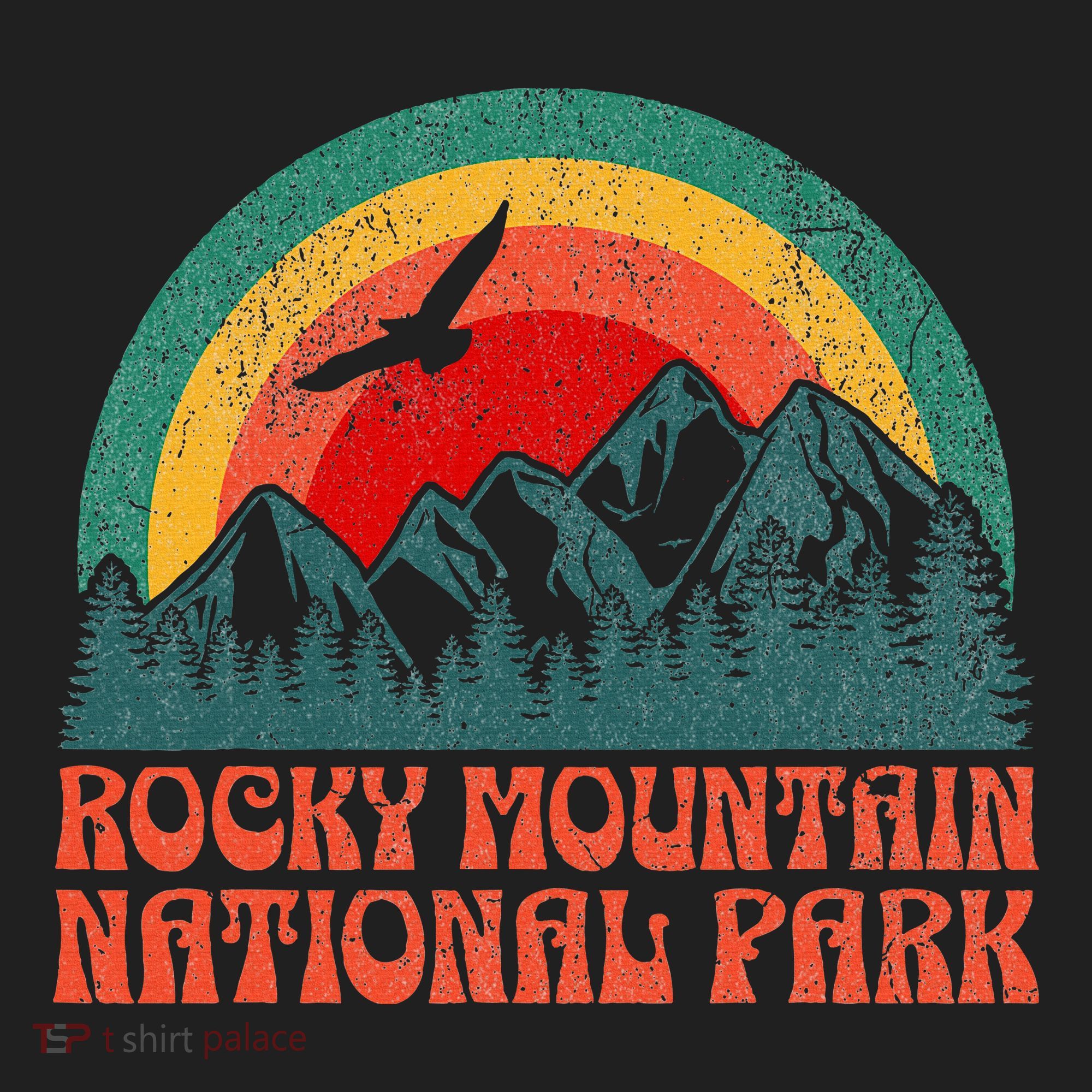 Rocky Mountain National Park Golf Towel