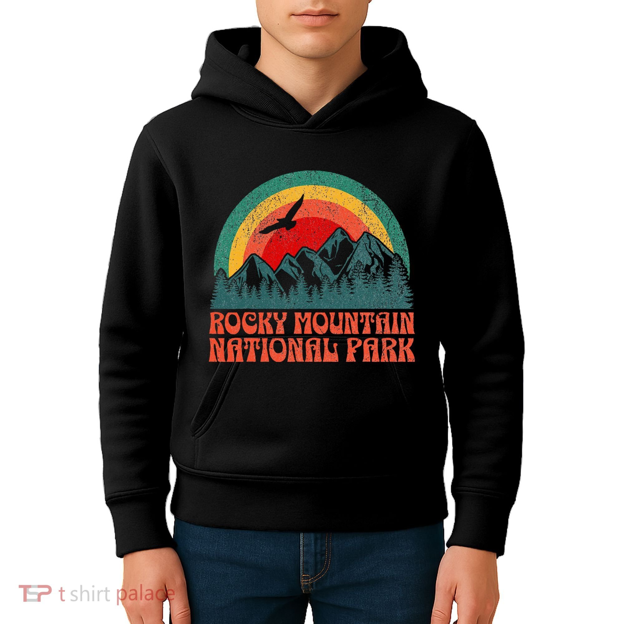 Rocky Mountain National Park Kids Hoodie
