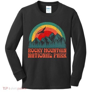 Rocky Mountain National Park Kids Long Sleeve Shirt