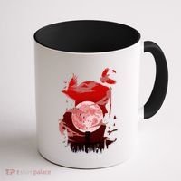 Red Moon Ninja Coffee Mug thumb 1