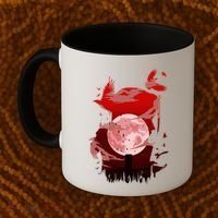 Red Moon Ninja Coffee Mug thumb 2
