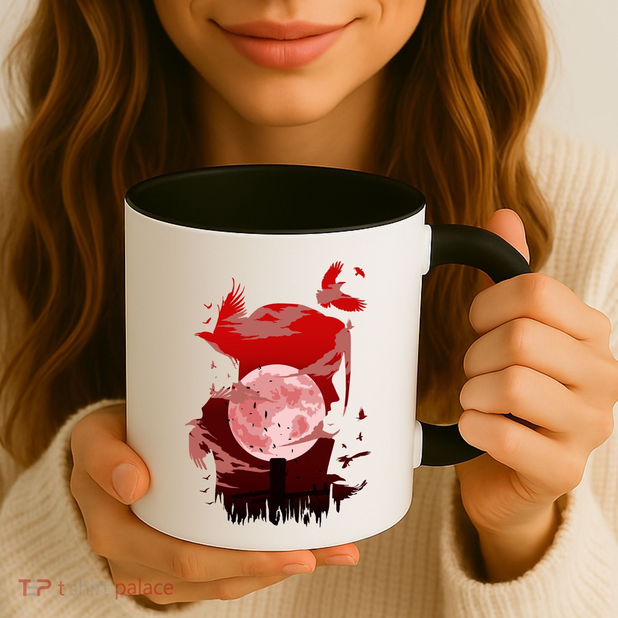 Red Moon Ninja Coffee Mug