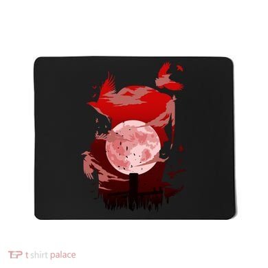 Red Moon Ninja Mousepad