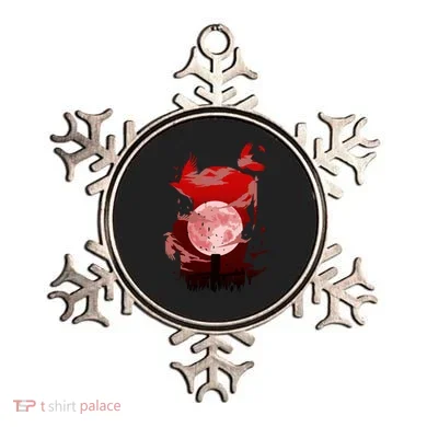 Red Moon Ninja Ornament