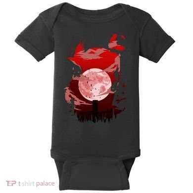 Red Moon Ninja Baby Bodysuit
