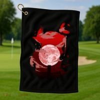 Red Moon Ninja Golf Towel thumb 1