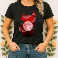 Red Moon Ninja Women's T-Shirt thumb 2