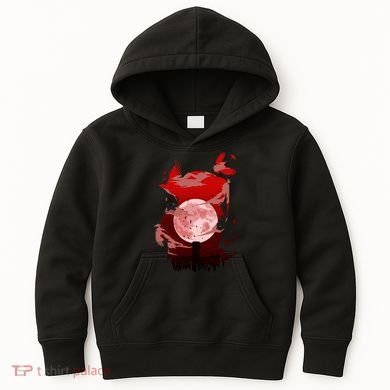 Red Moon Ninja Kids Hoodie