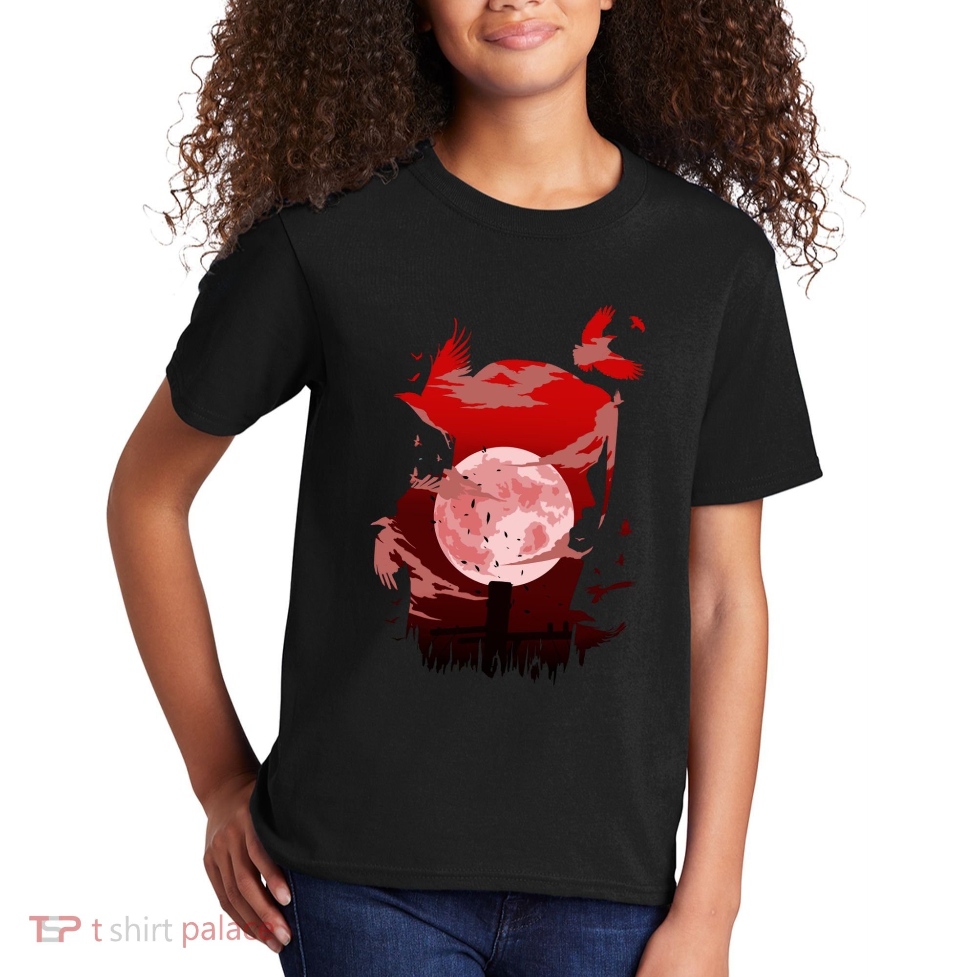 Red Moon Ninja Kids T-Shirt