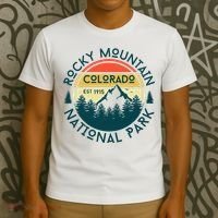 Rocky Mountain National Park Colorado Nature Hiking T-Shirt thumb 3