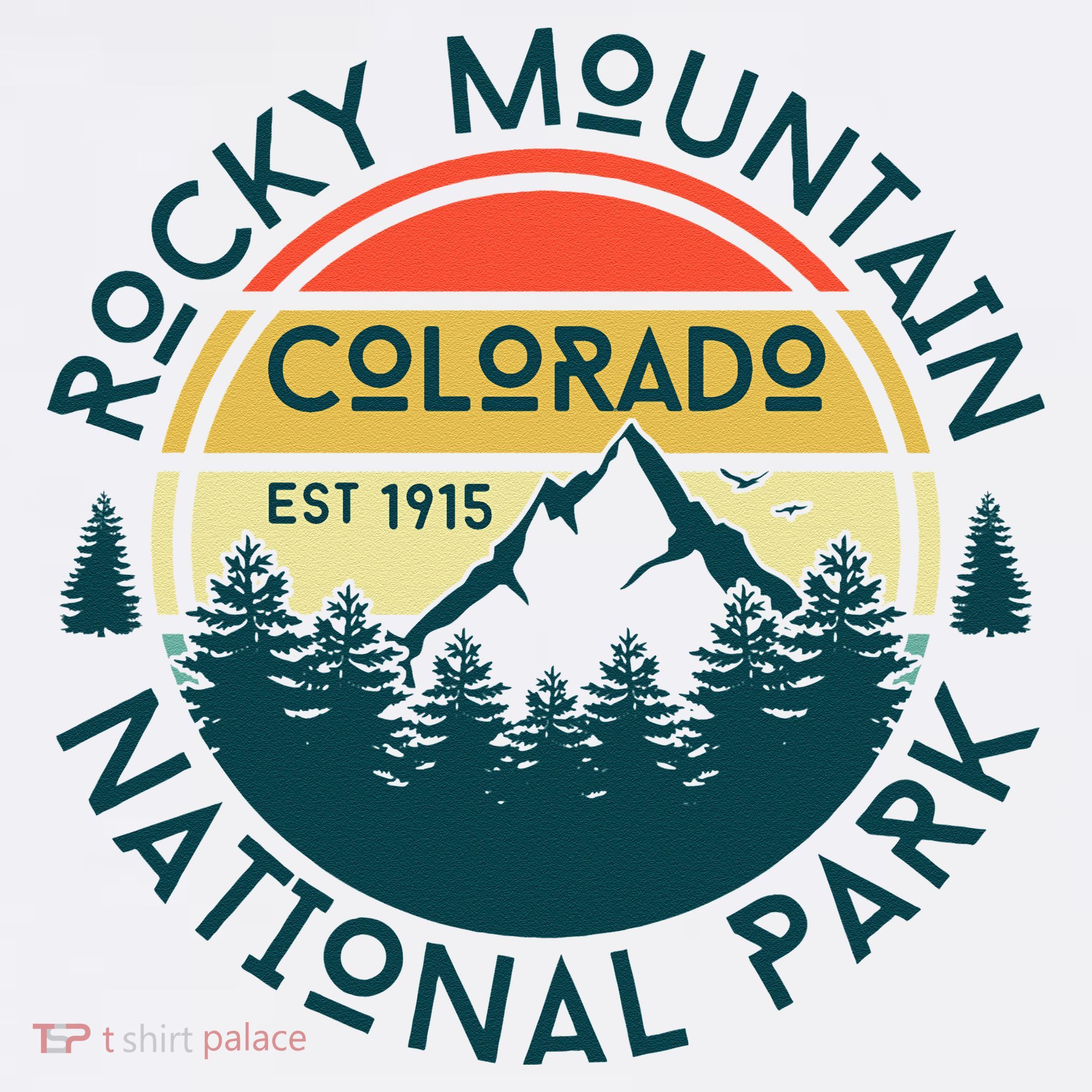Rocky Mountain National Park Colorado Nature Hiking T-Shirt