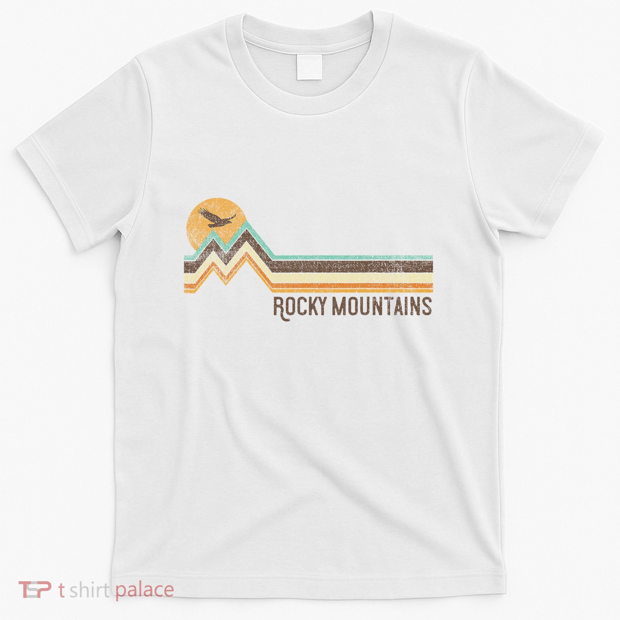 Rocky Mountain National Park 70's Retro Vintage Distressed T-Shirt