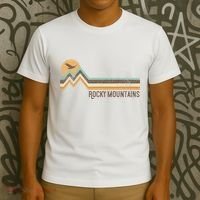 Rocky Mountain National Park 70's Retro Vintage Distressed T-Shirt thumb 3