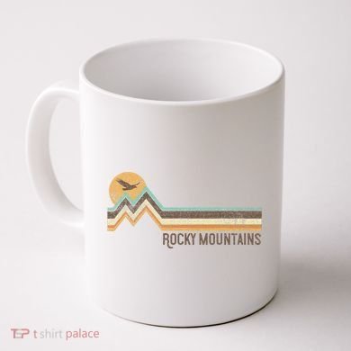 Rocky Mountain National Park 70's Retro Vintage Distressed Coffee Mug
