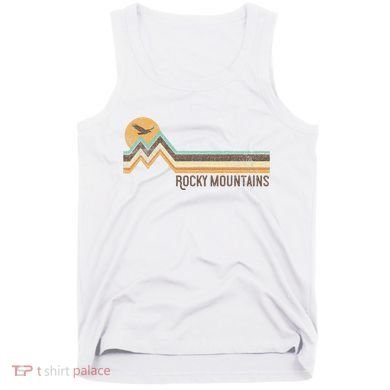 Rocky Mountain National Park 70's Retro Vintage Distressed Tank Top