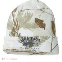 Retro Montauk New York Fishing Kati Licensed 12" Camo Cuffed Beanie thumb 0