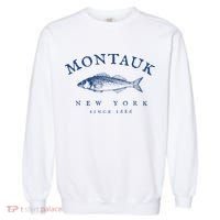Retro Montauk New York Fishing Garment-Dyed Sweatshirt thumb 0