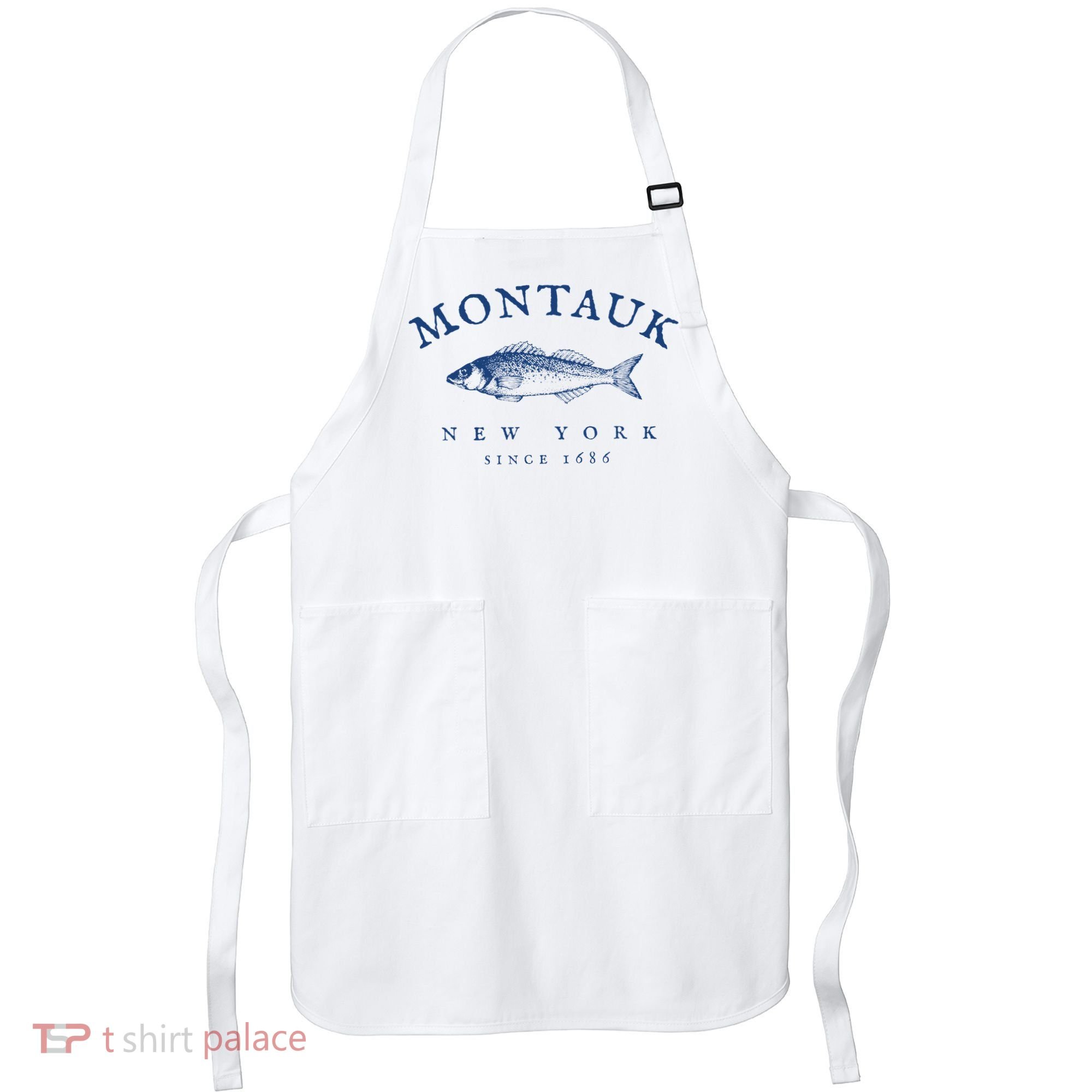 Retro Montauk New York Fishing Apron