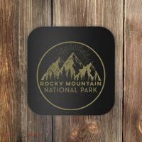 Rocky Mountain National Park Cool Rocky Mountain Coaster thumb 0