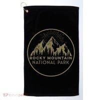 Rocky Mountain National Park Cool Rocky Mountain Golf Towel thumb 0