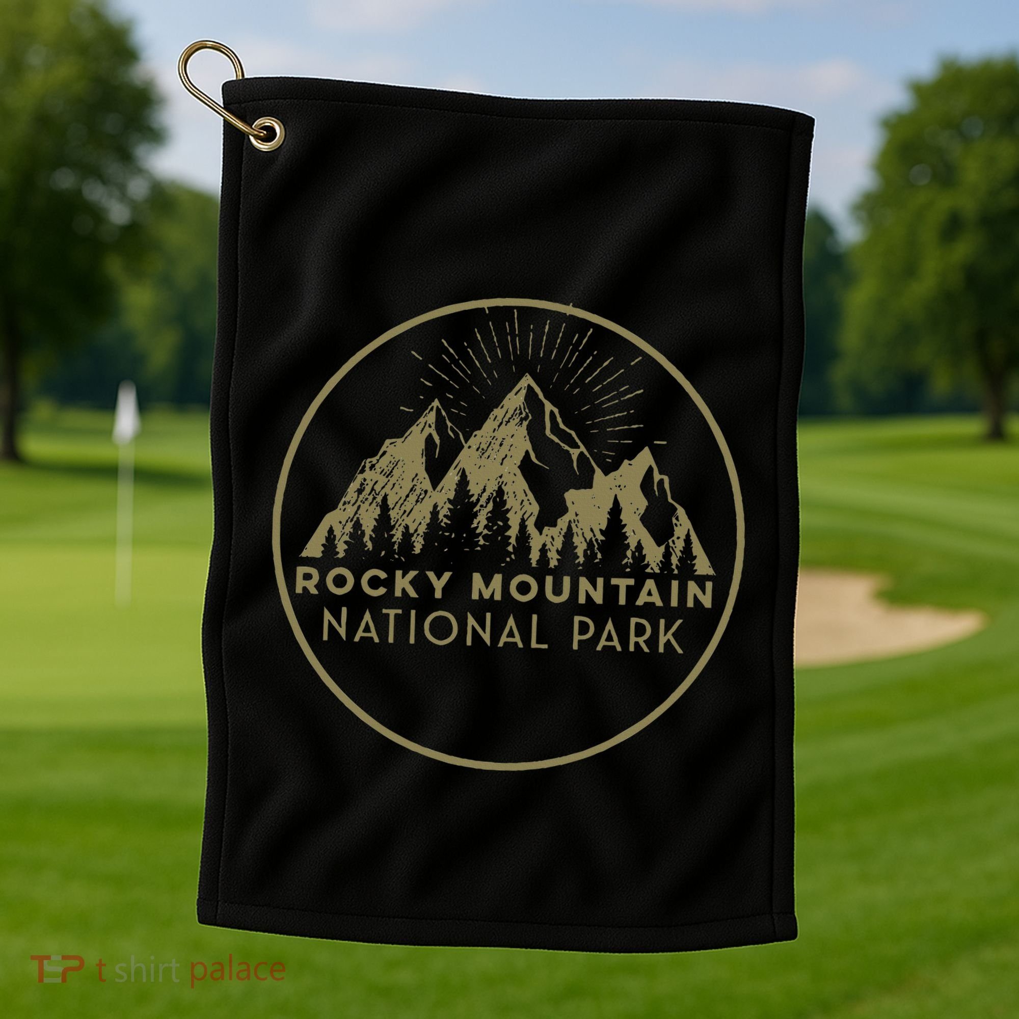 Rocky Mountain National Park Cool Rocky Mountain Golf Towel