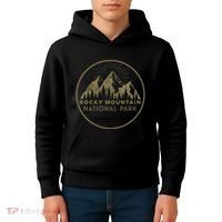 Rocky Mountain National Park Cool Rocky Mountain Kids Hoodie thumb 4