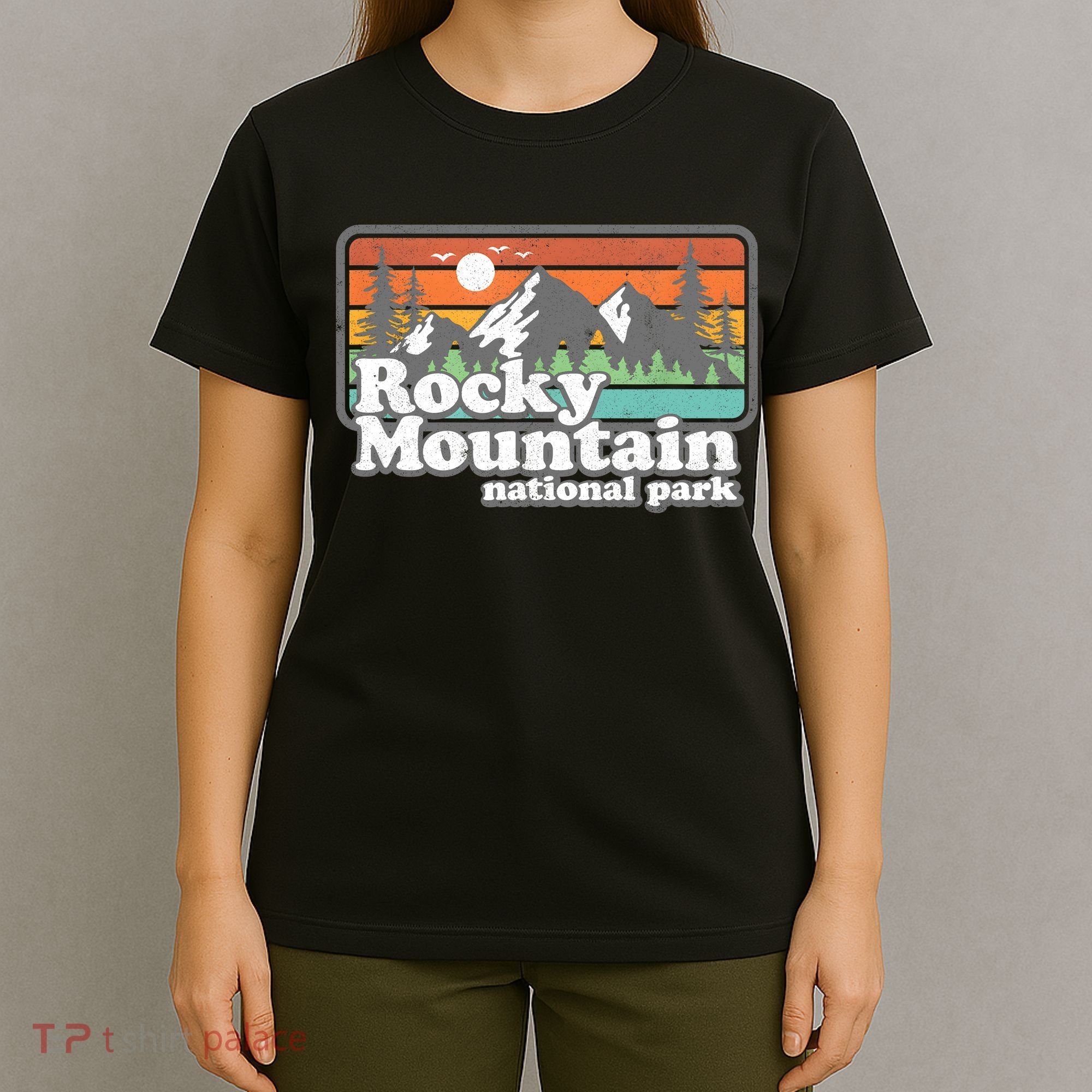 Rocky Mountain National Park Colorado Hiking Camping Gift T-Shirt