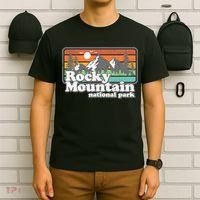 Rocky Mountain National Park Colorado Hiking Camping Gift T-Shirt thumb 6