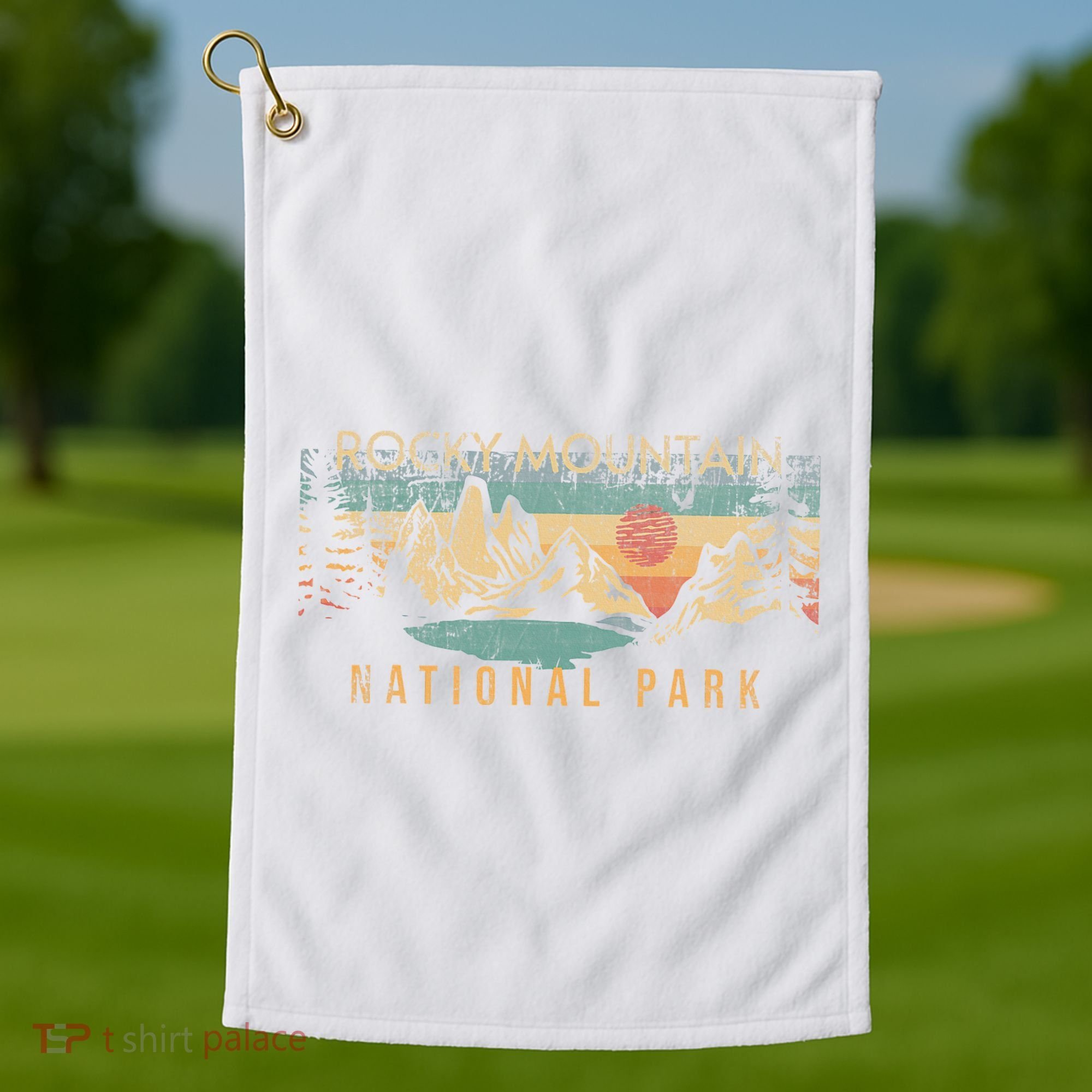 Rocky Mountain National Park Golf Towel