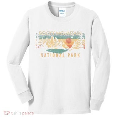Rocky Mountain National Park Kids Long Sleeve Shirt