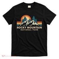 Rocky Mountain National Park Colorado Hiking Souvenir Retro T-Shirt thumb 0
