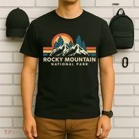 Rocky Mountain National Park Colorado Hiking Souvenir Retro T-Shirt thumb 6