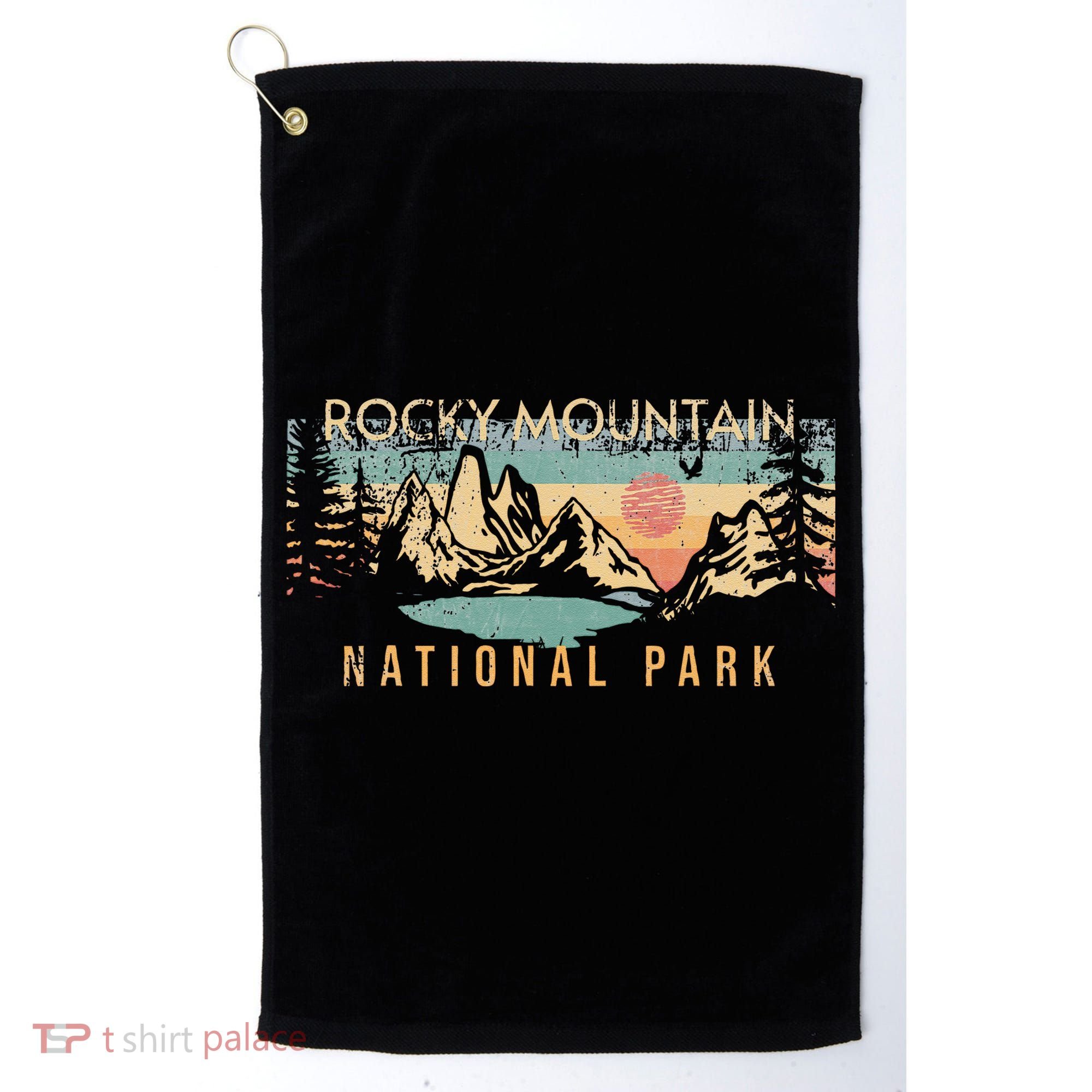 Rocky Mountain National Park Golf Towel