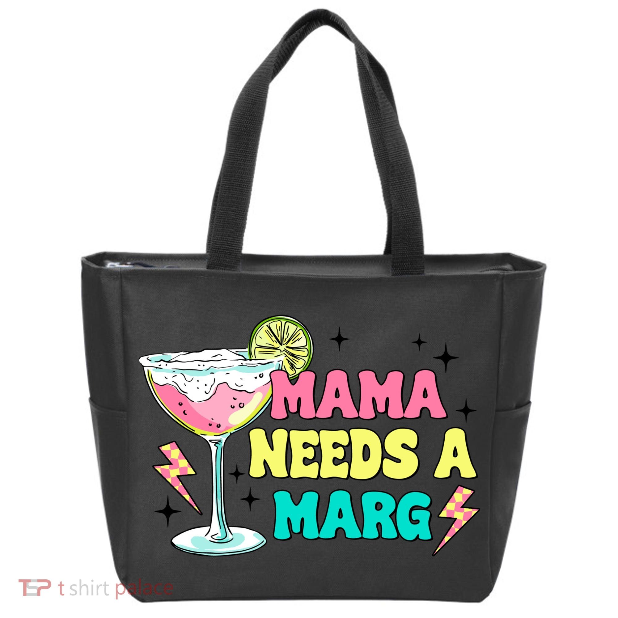 Retro Mama Needs A Marg Margarita Tote Bag
