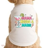 Retro Mama Needs A Marg Margarita Doggie Tank thumb 0