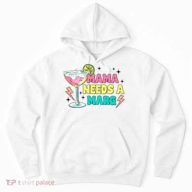 Retro Mama Needs A Marg Margarita Hoodie