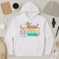 Retro Mama Needs A Marg Margarita Hoodie thumb 3