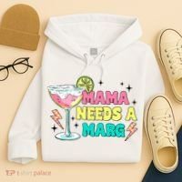 Retro Mama Needs A Marg Margarita Hoodie thumb 4