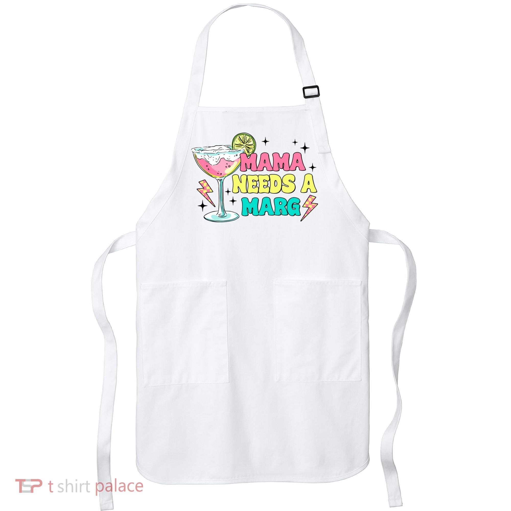 Retro Mama Needs A Marg Margarita Apron