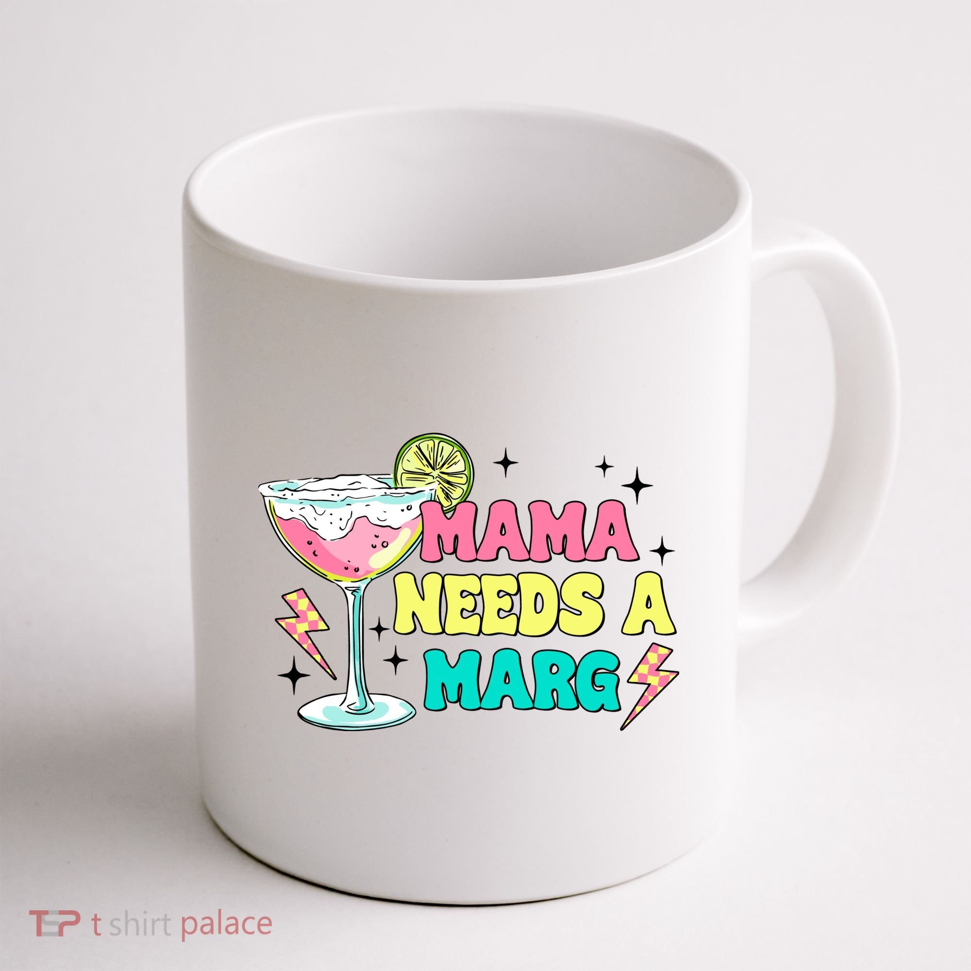 Retro Mama Needs A Marg Margarita Coffee Mug