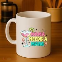 Retro Mama Needs A Marg Margarita Coffee Mug thumb 4