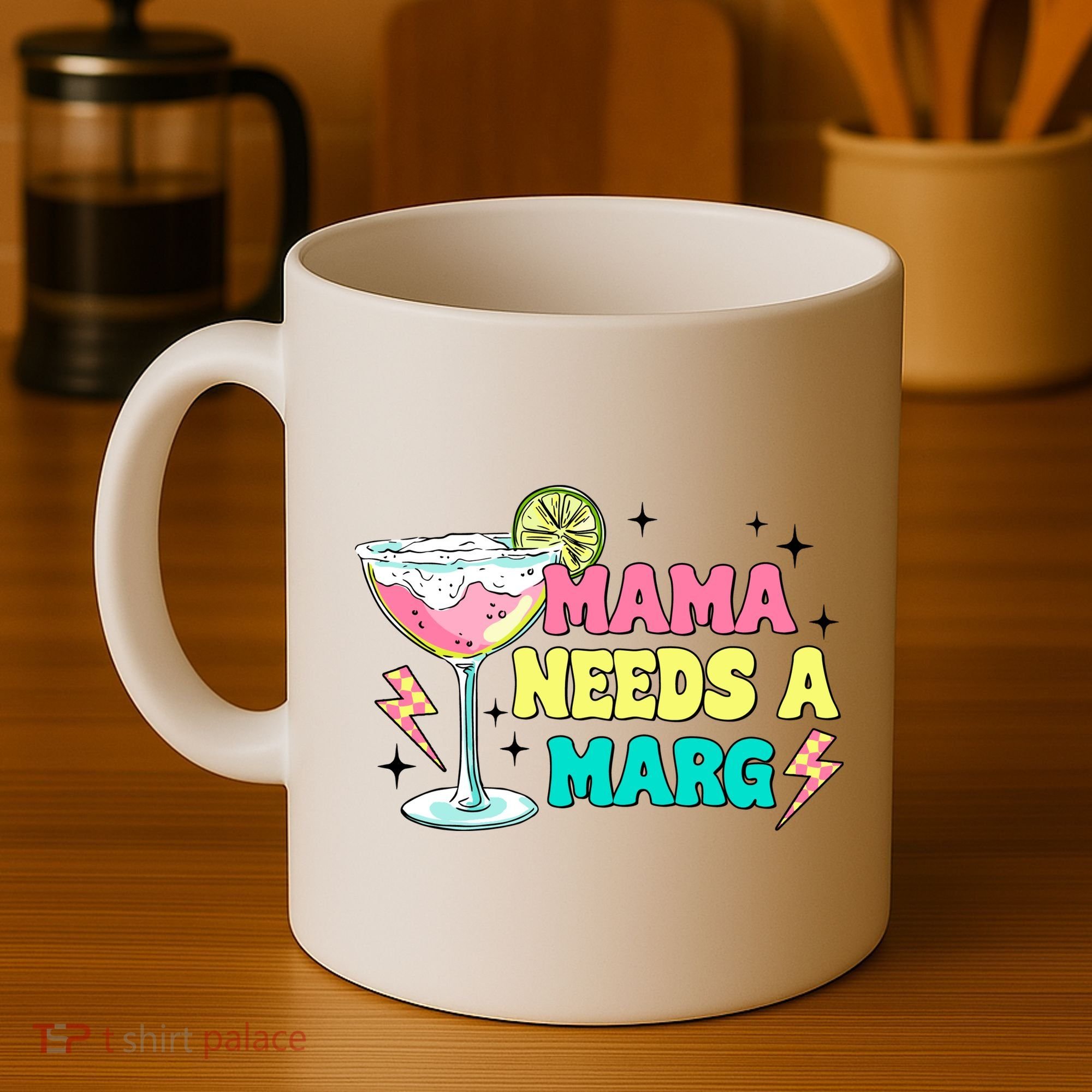 Retro Mama Needs A Marg Margarita Coffee Mug