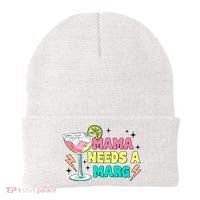 Retro Mama Needs A Marg Margarita Beanie thumb 0