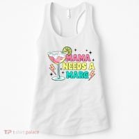 Retro Mama Needs A Marg Margarita Women's Tank Top thumb 0