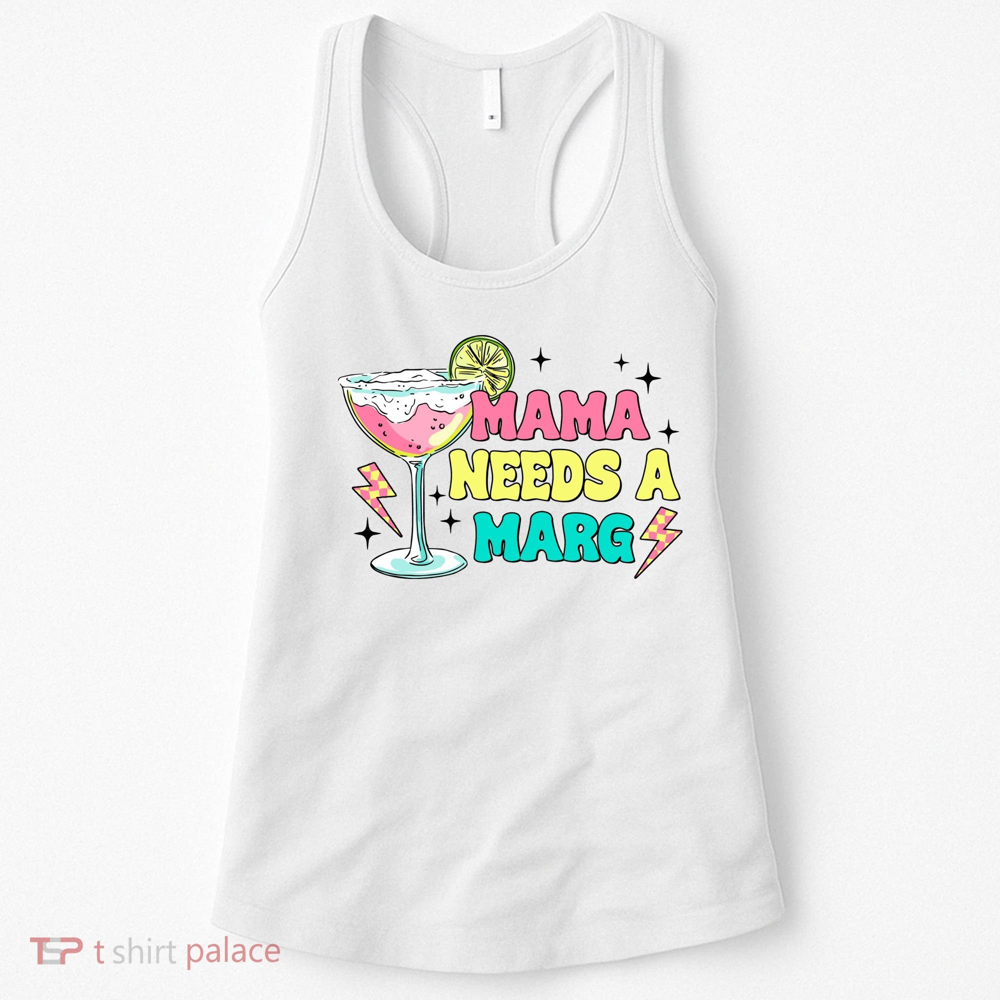 Retro Mama Needs A Marg Margarita Women's Tank Top