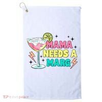 Retro Mama Needs A Marg Margarita Golf Towel thumb 0