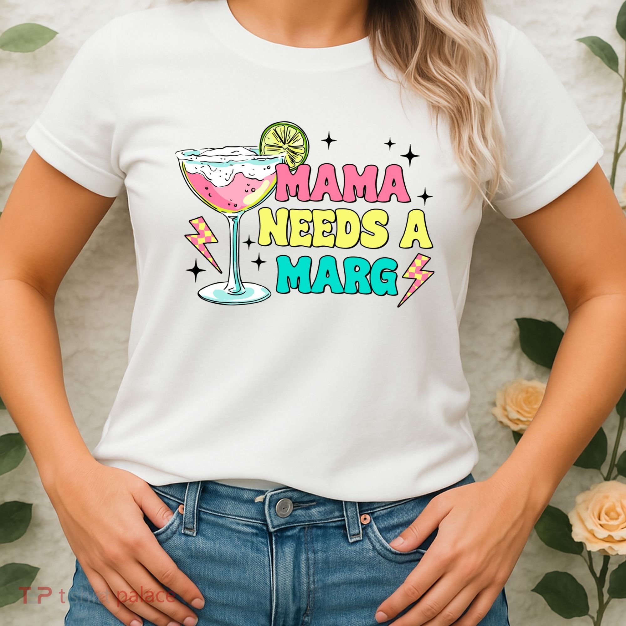 Retro Mama Needs A Marg Margarita Women's T-Shirt