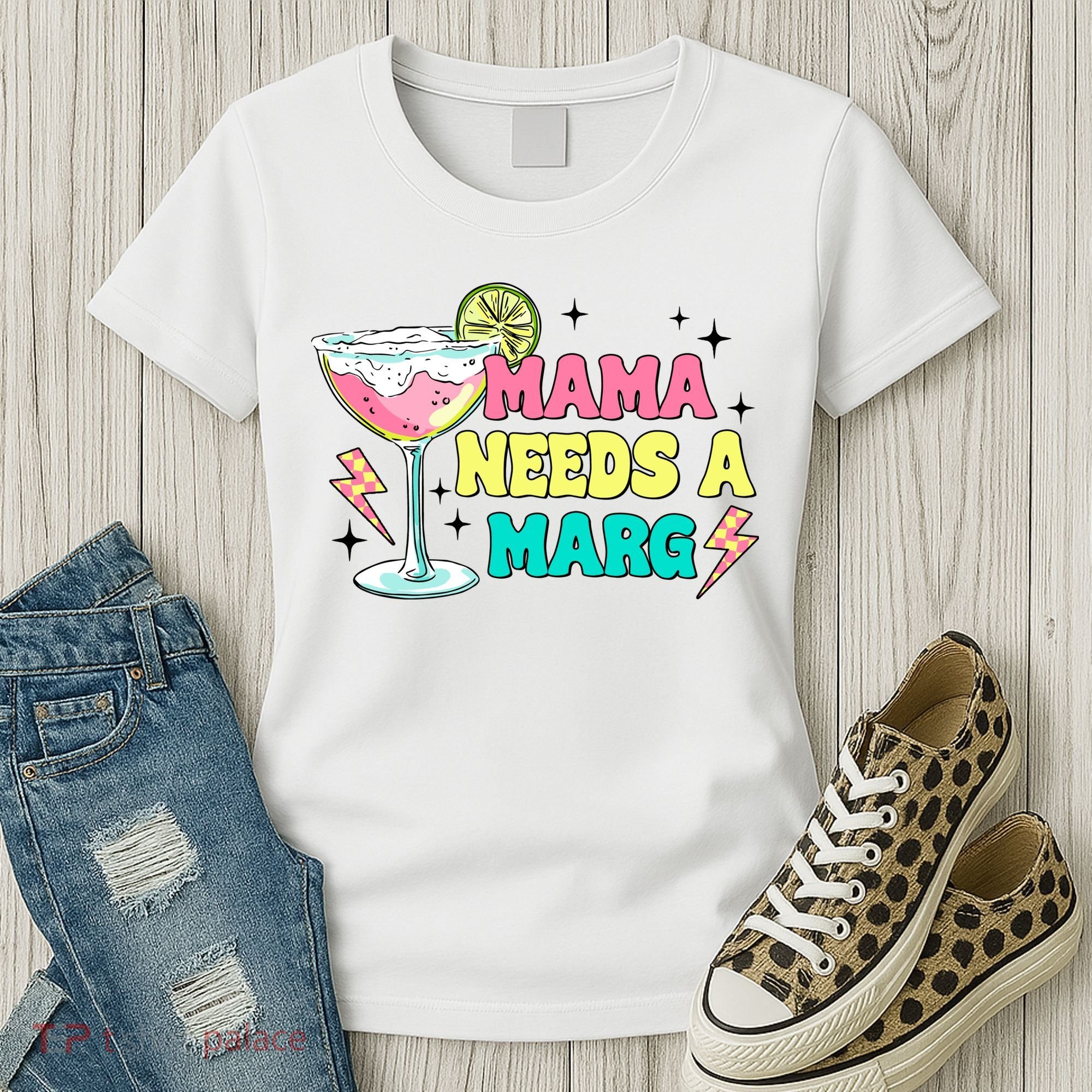 Retro Mama Needs A Marg Margarita Women's T-Shirt